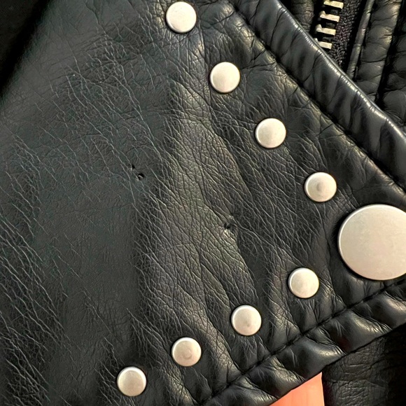 Free People Vegan Leather Moto Jacket - Picture 6 of 6